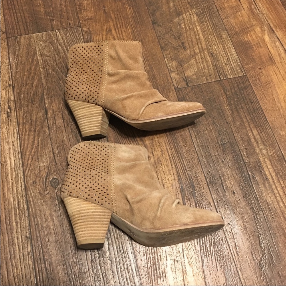 Anthropologie X Splendid Rodeo Booties Suede Boots